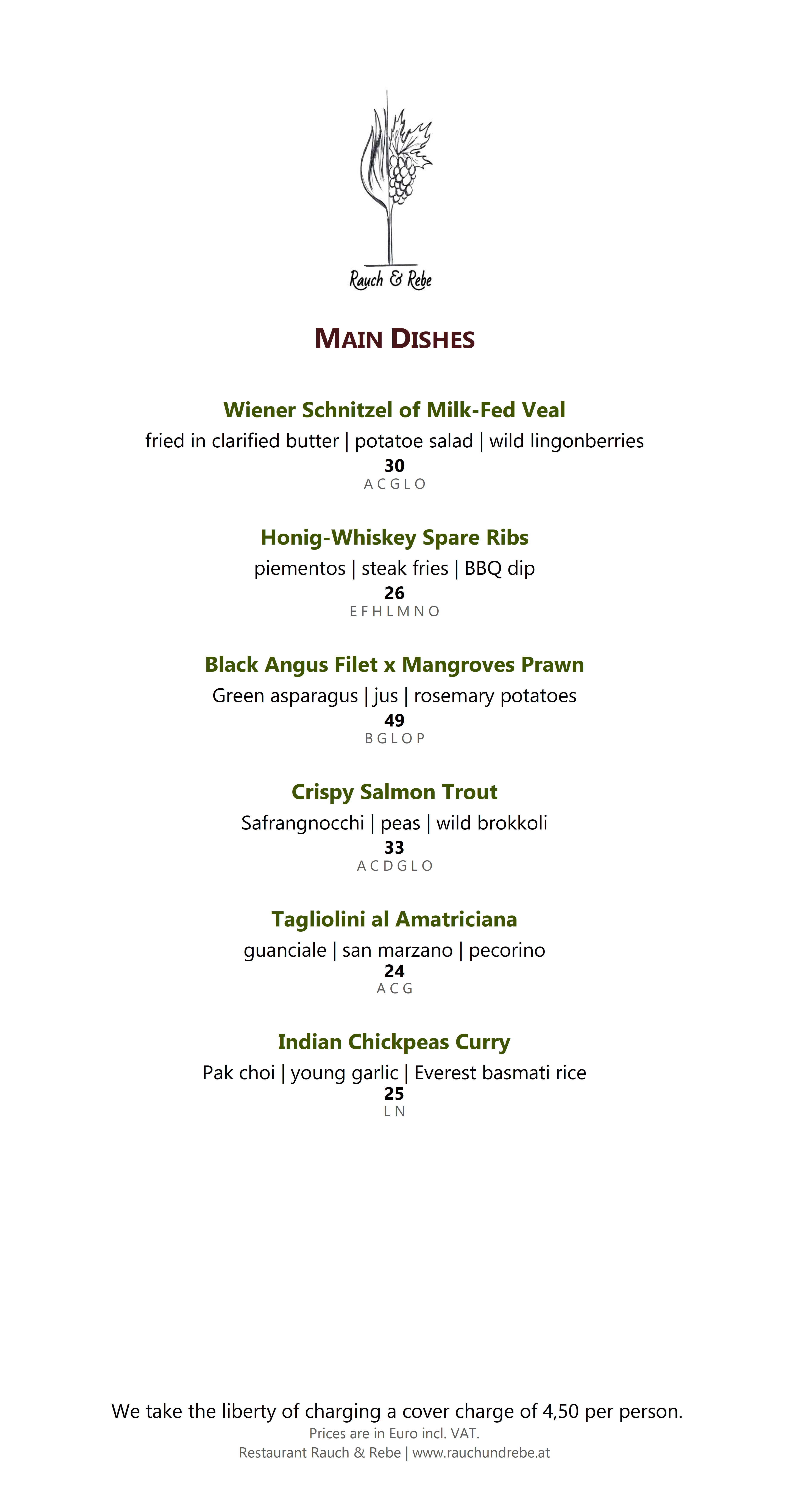 Main dishes