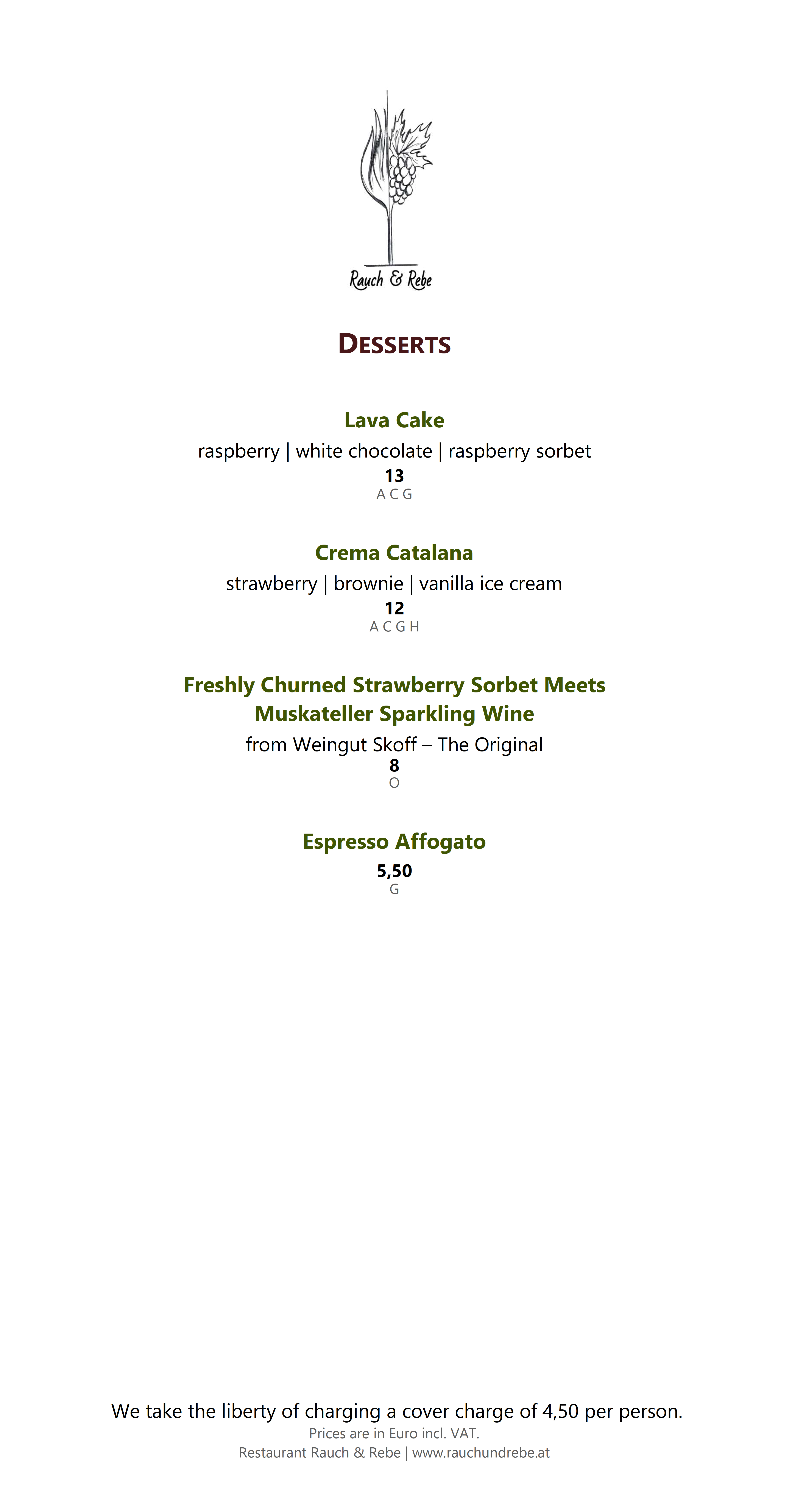 Desserts